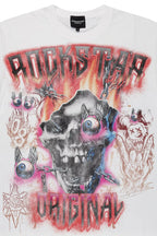 Shamere White Graphic Short Sleeve Tee