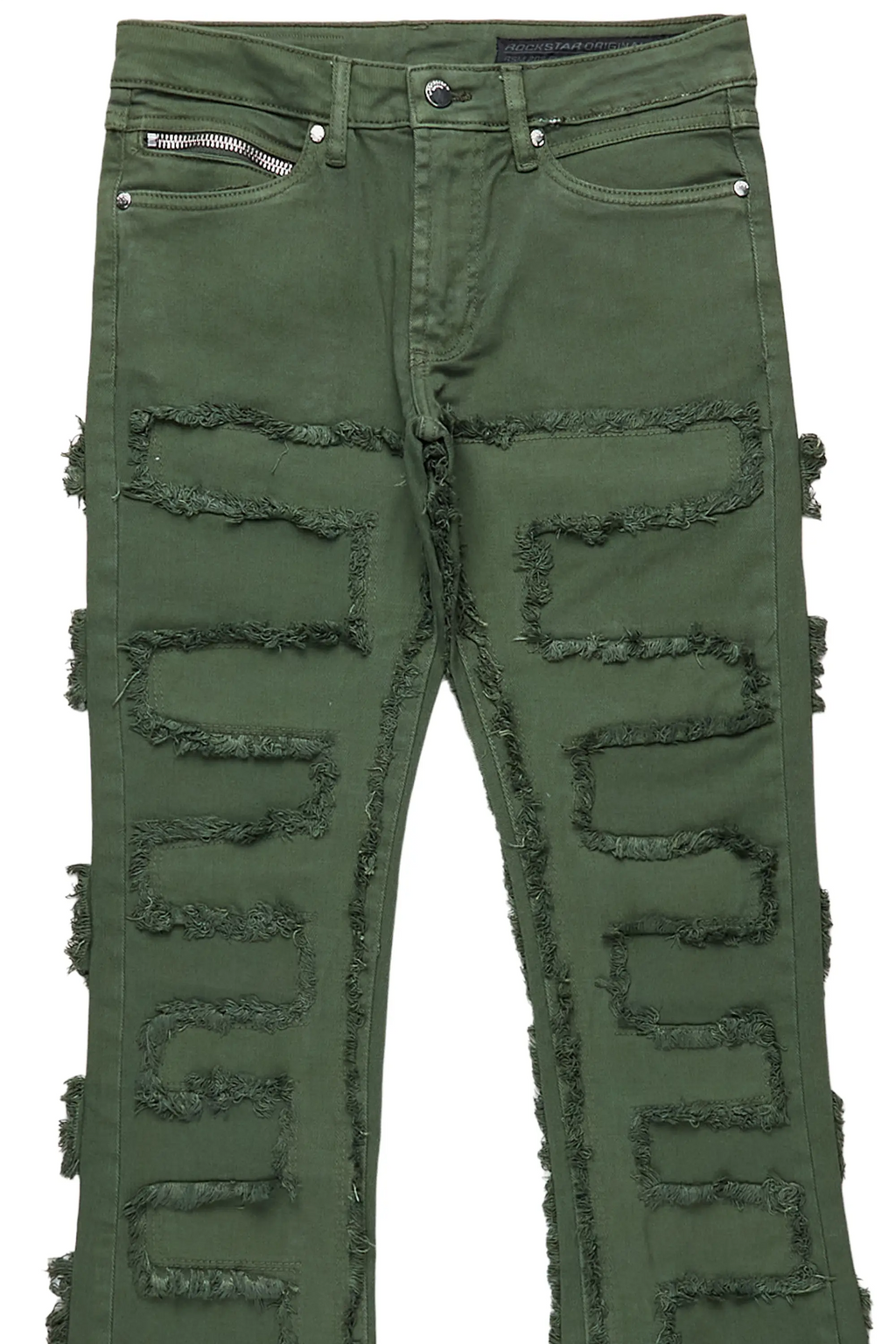 Arne Green Stacked Flare Jean
