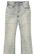 Boys Lakyn Light Wash Slim Stacked Flare Jean