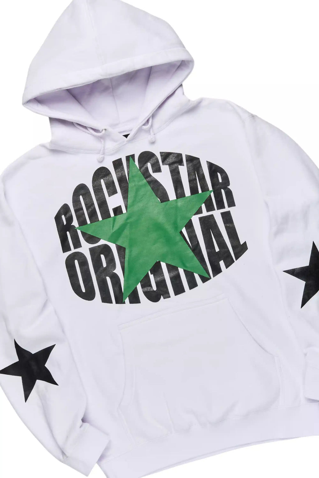 Sarge White/Green Hoodie/Stacked Track Set