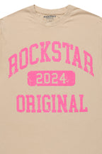 Myesha Beige Oversized T-Shirt