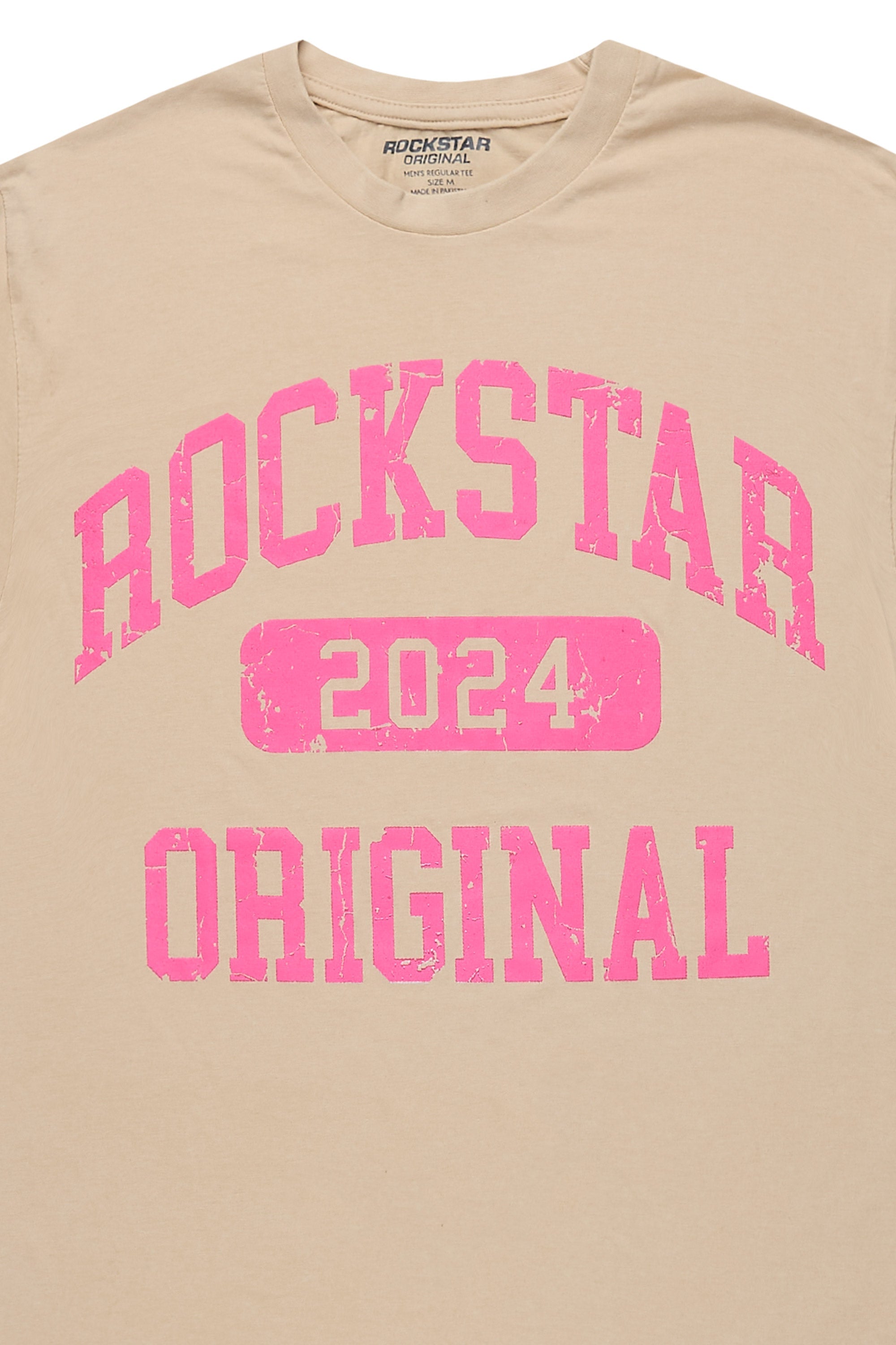 Myesha Beige Oversized T-Shirt