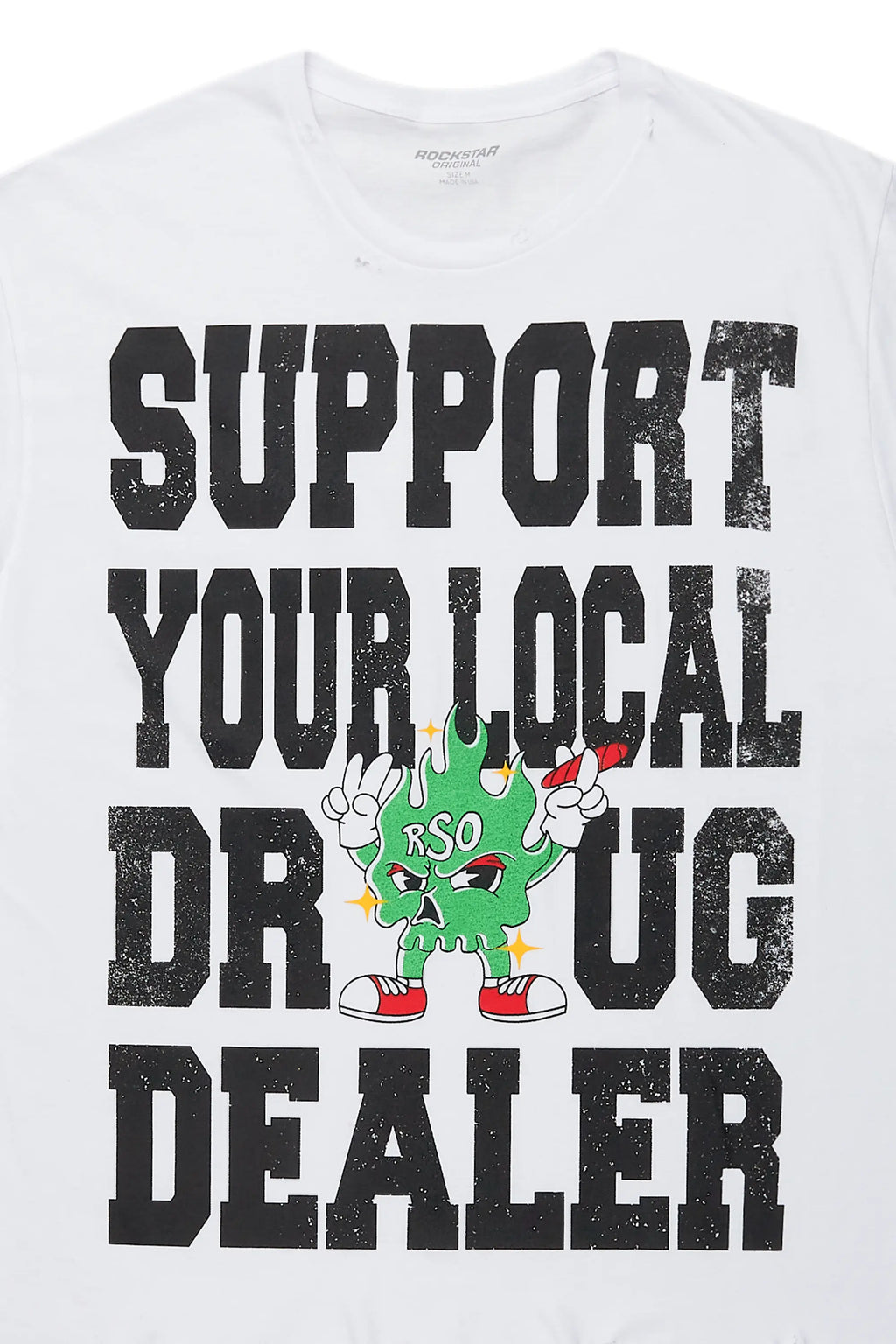 Tarl White Oversized Graphic T-Shirt