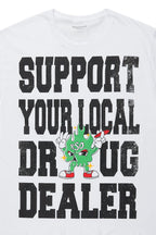 Tarl White Oversized Graphic T-Shirt