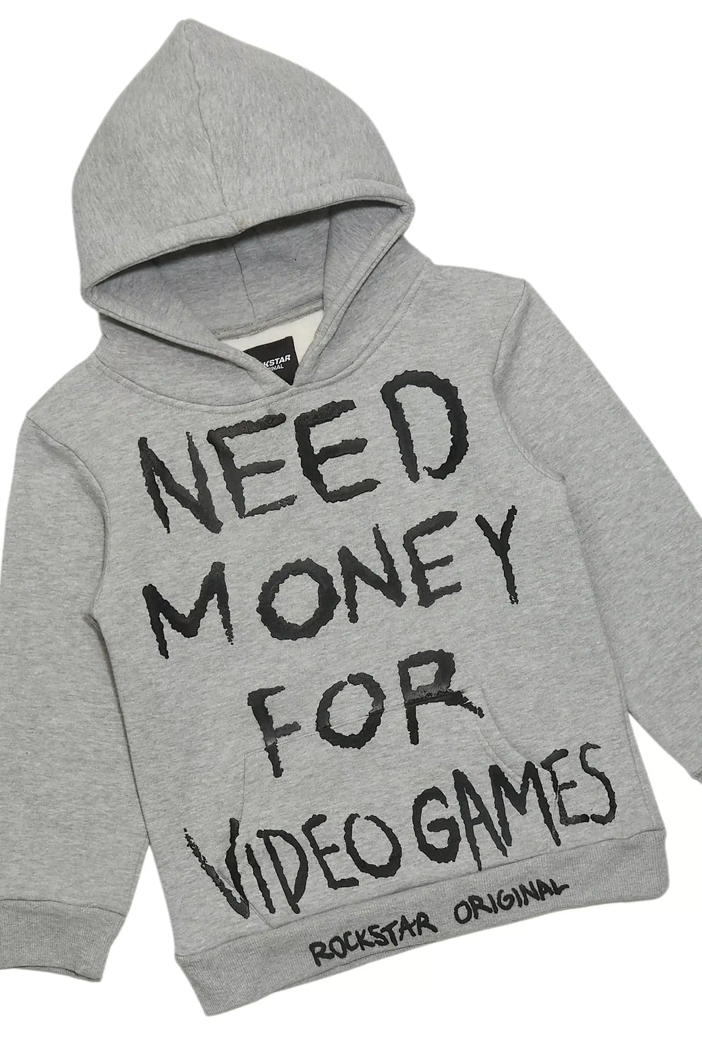 Boys M4 Video Games Grey/Black Stacked Flare Track Set