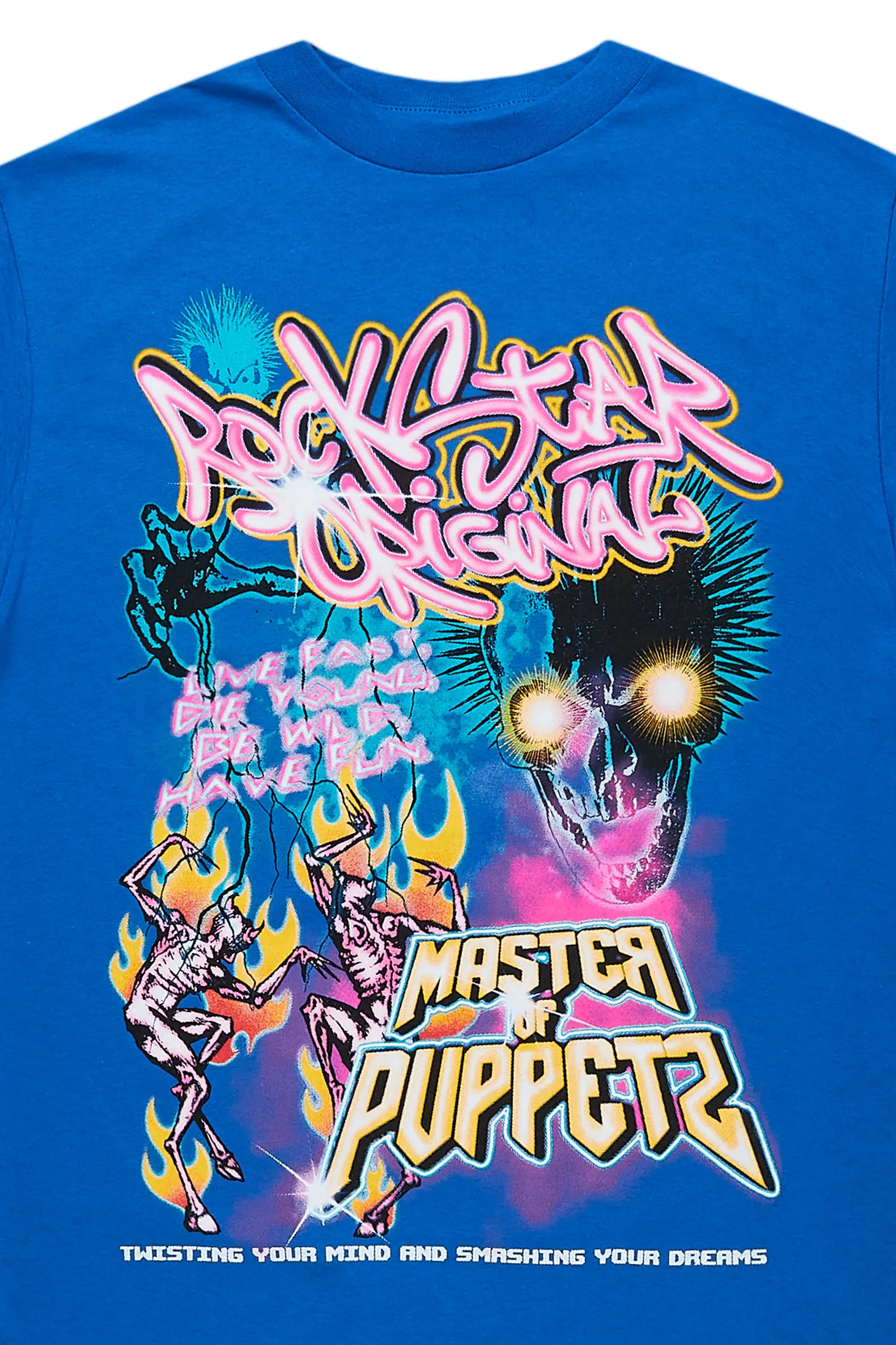 Taleya Royal Blue Oversized T-Shirt