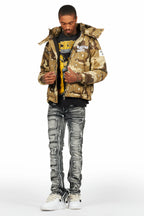 Fields Black/Yellow Oversized Graphic T-Shirt