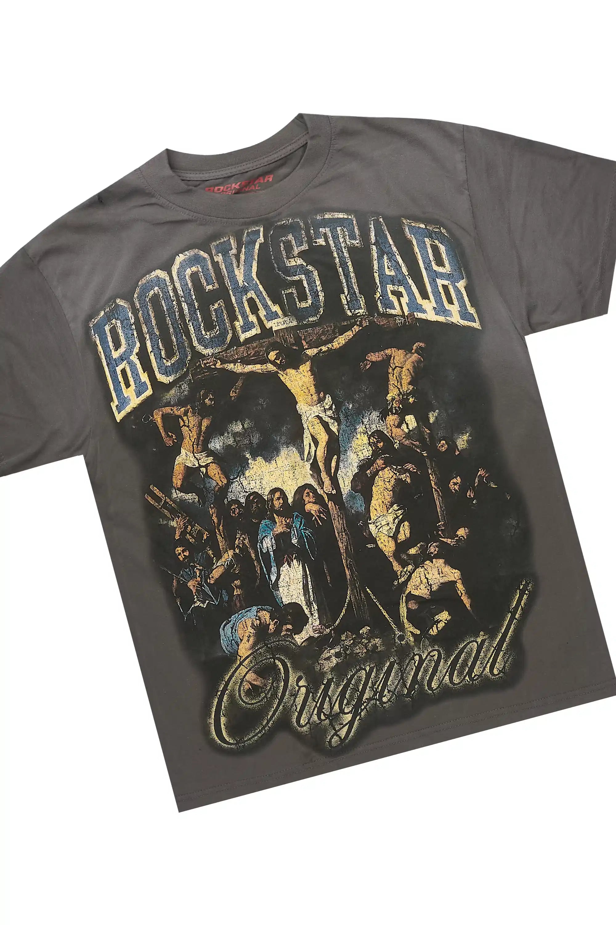 Waller Vintage Grey T-Shirt/Slim Jean Bundle