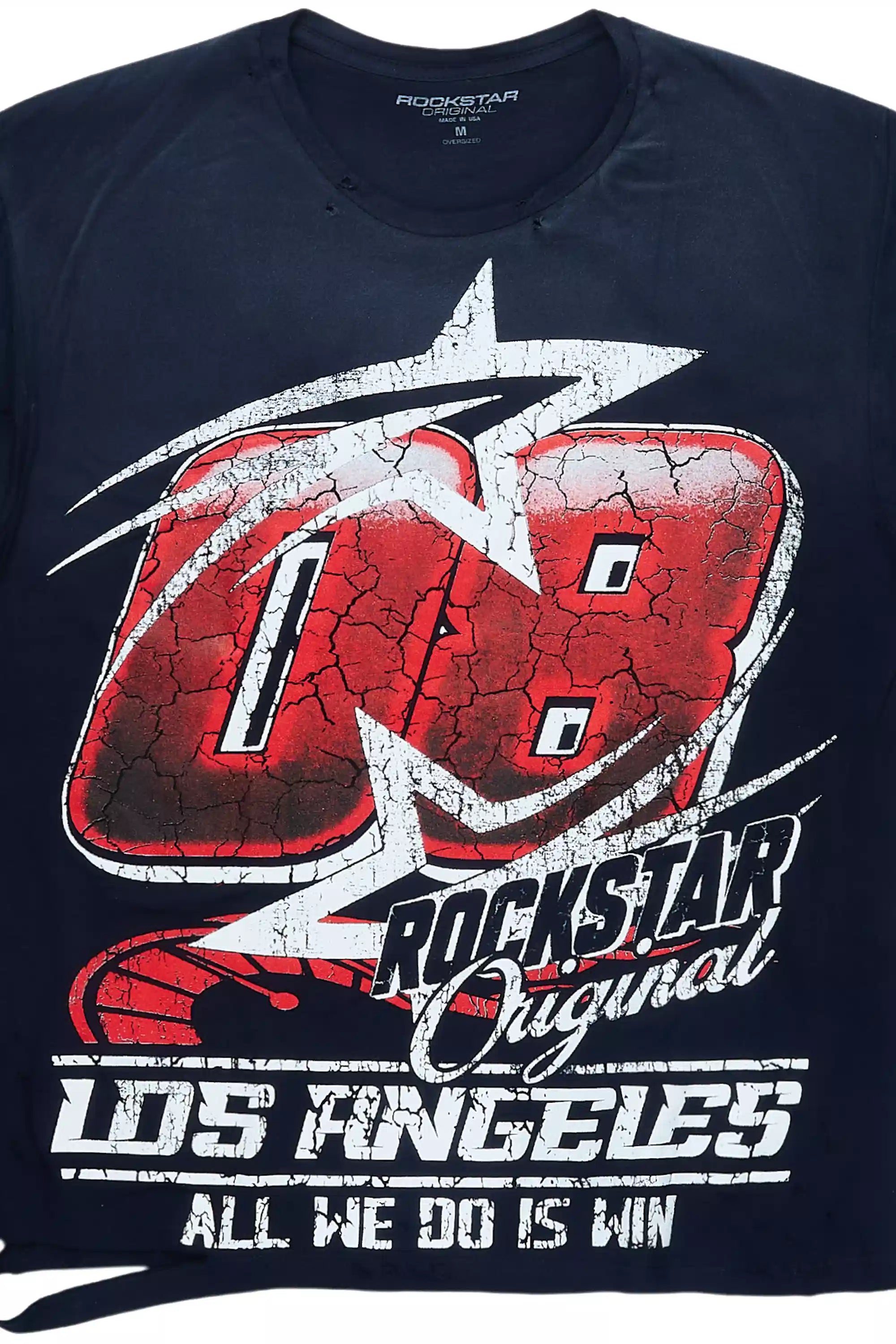 Retta Navy Oversized T-Shirt