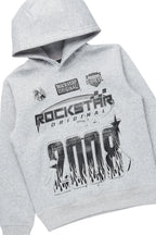 Boys Amos Grey Hoodie/Stacked Flare Jean Set