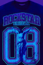 Fields Black/Yellow Oversized Graphic T-Shirt