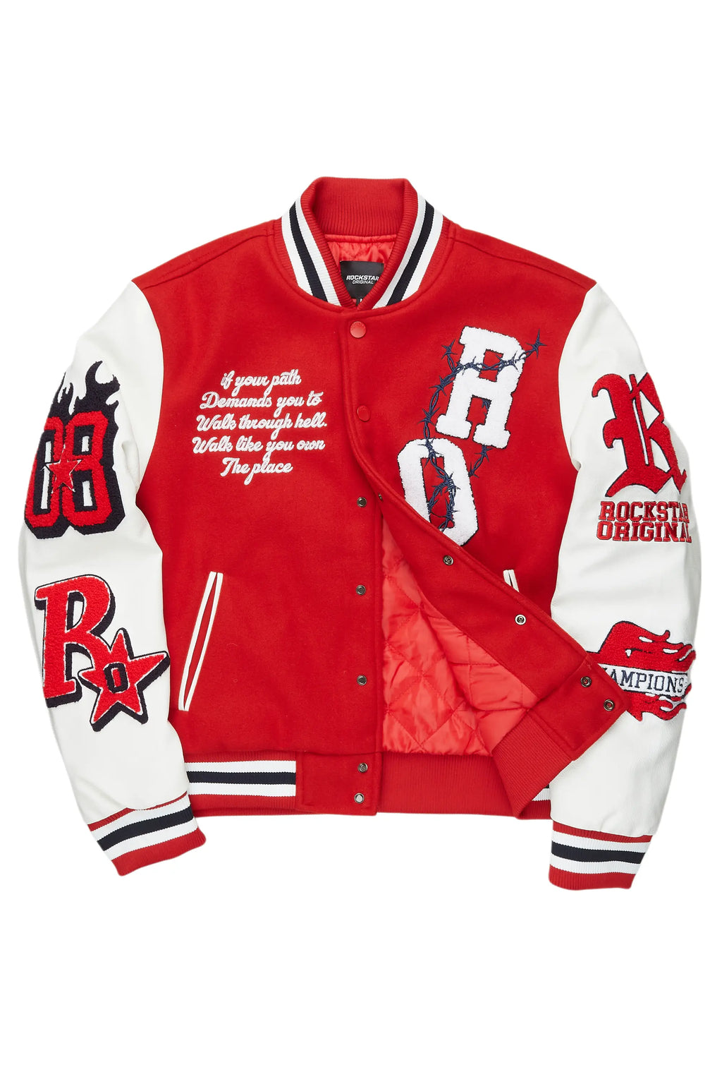 Skoll Red Varsity Jacket