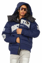 Bronx Navy Heavy Puffer Jacket