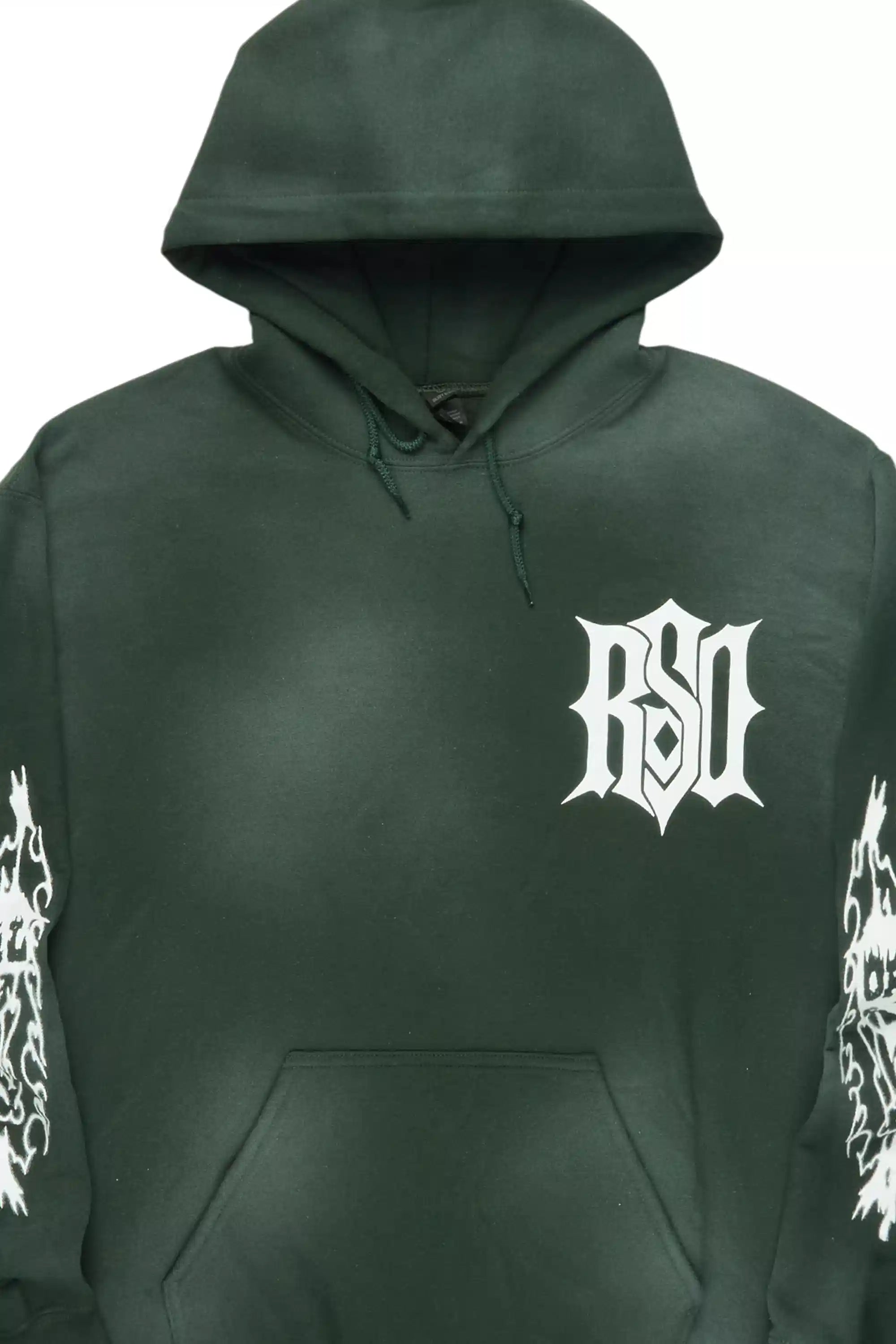 Lyrex Green/White Graphic Hoodie