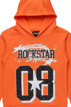 Boys Allstar Orange/Black Graphic Hoodie