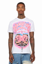 Cairo White Graphic T-Shirt