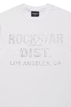Shaleesha White Rhinestone T-Shirt