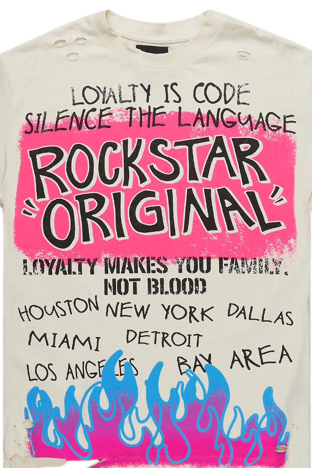 Beno Beige Oversized Graphic T-Shirt