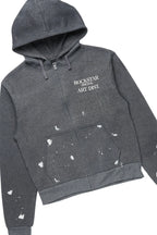 Tanazia Heather Grey Zip Up Super Stacked Trackset