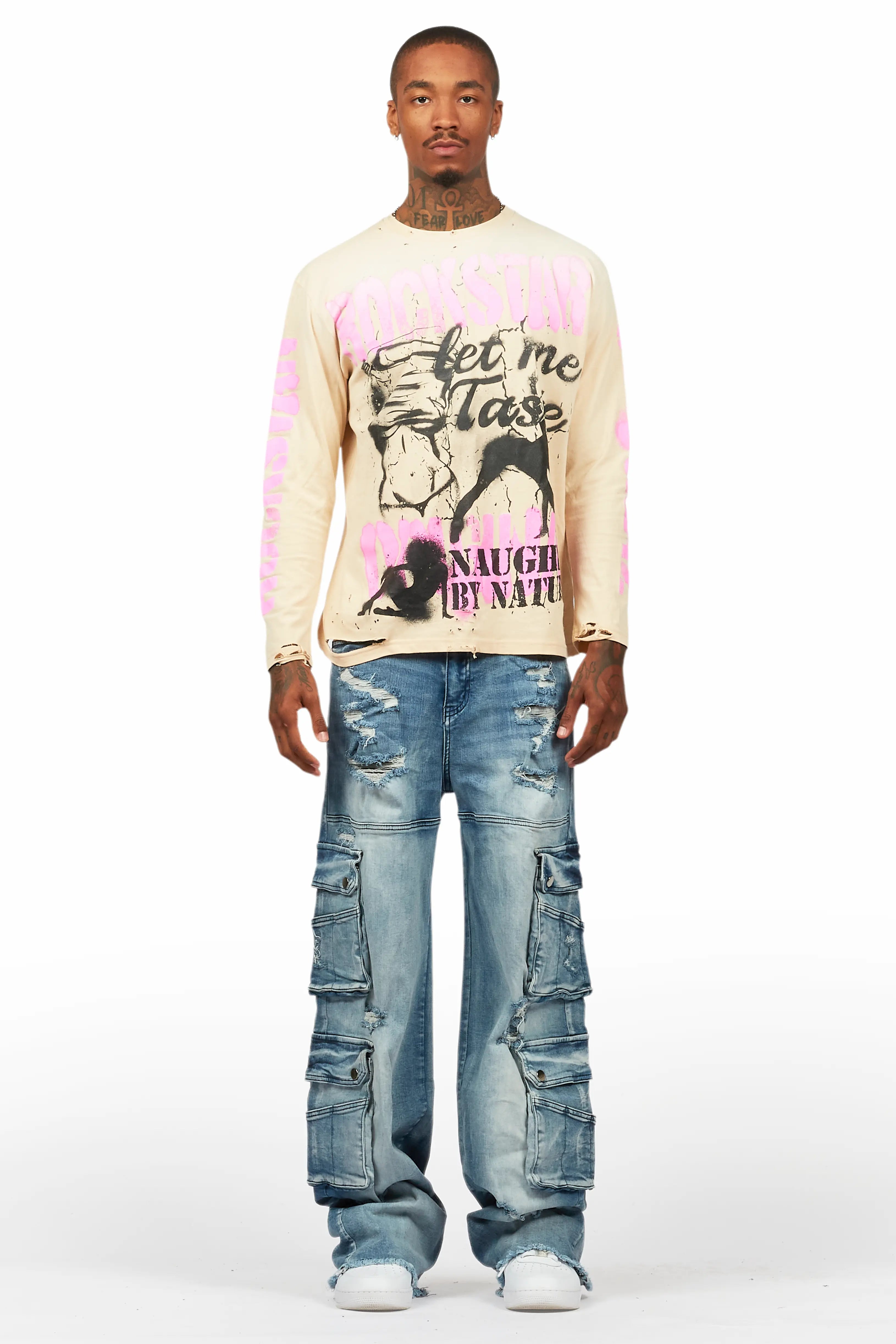 Keylor Blue Baggy Fit Jean