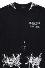 Pilan Black Muscle Graphic T-Shirt