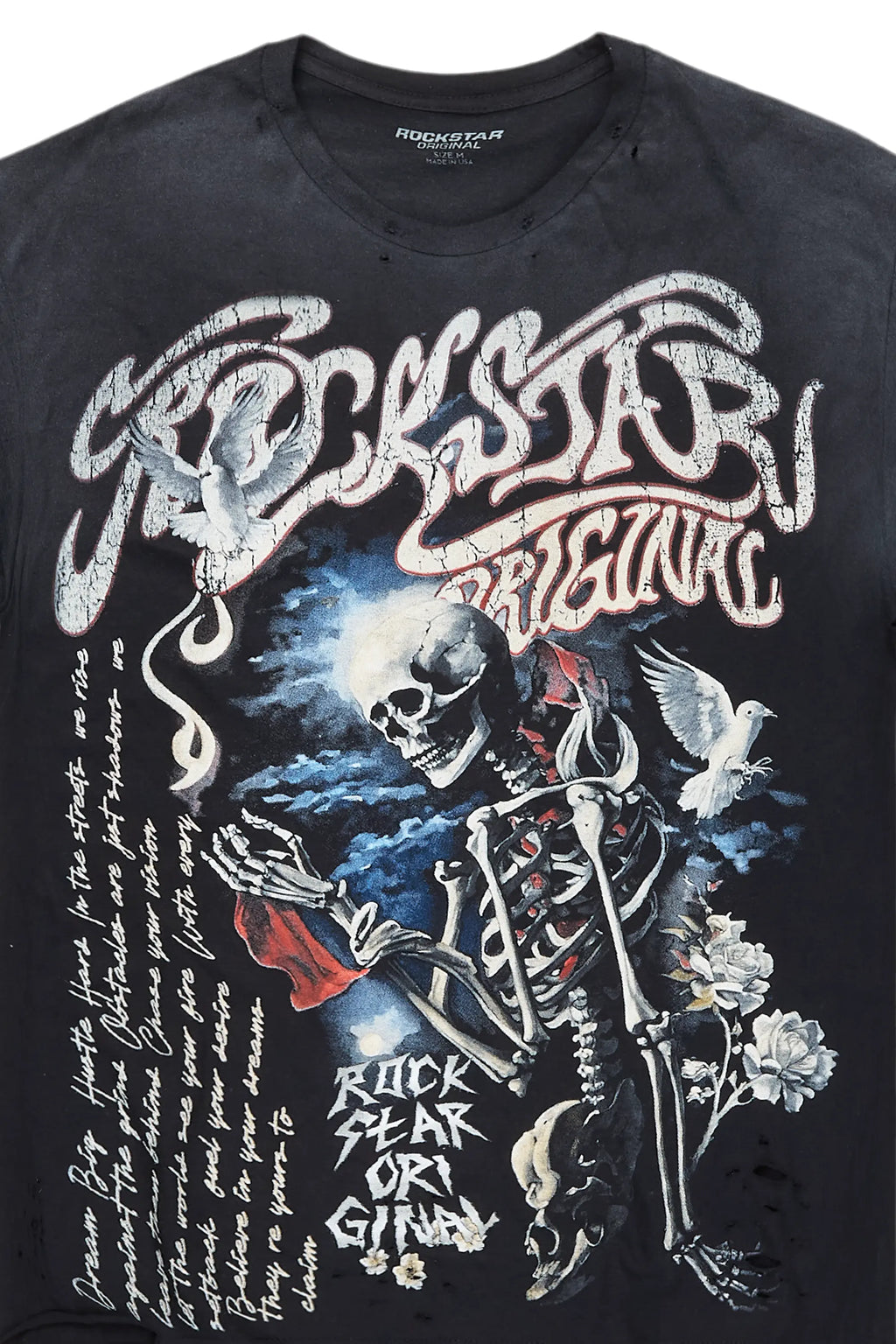 Danby Black/Red Graphic Oversized T-Shirt