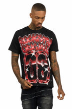 Jaceon Black/Red Graphic T-Shirt