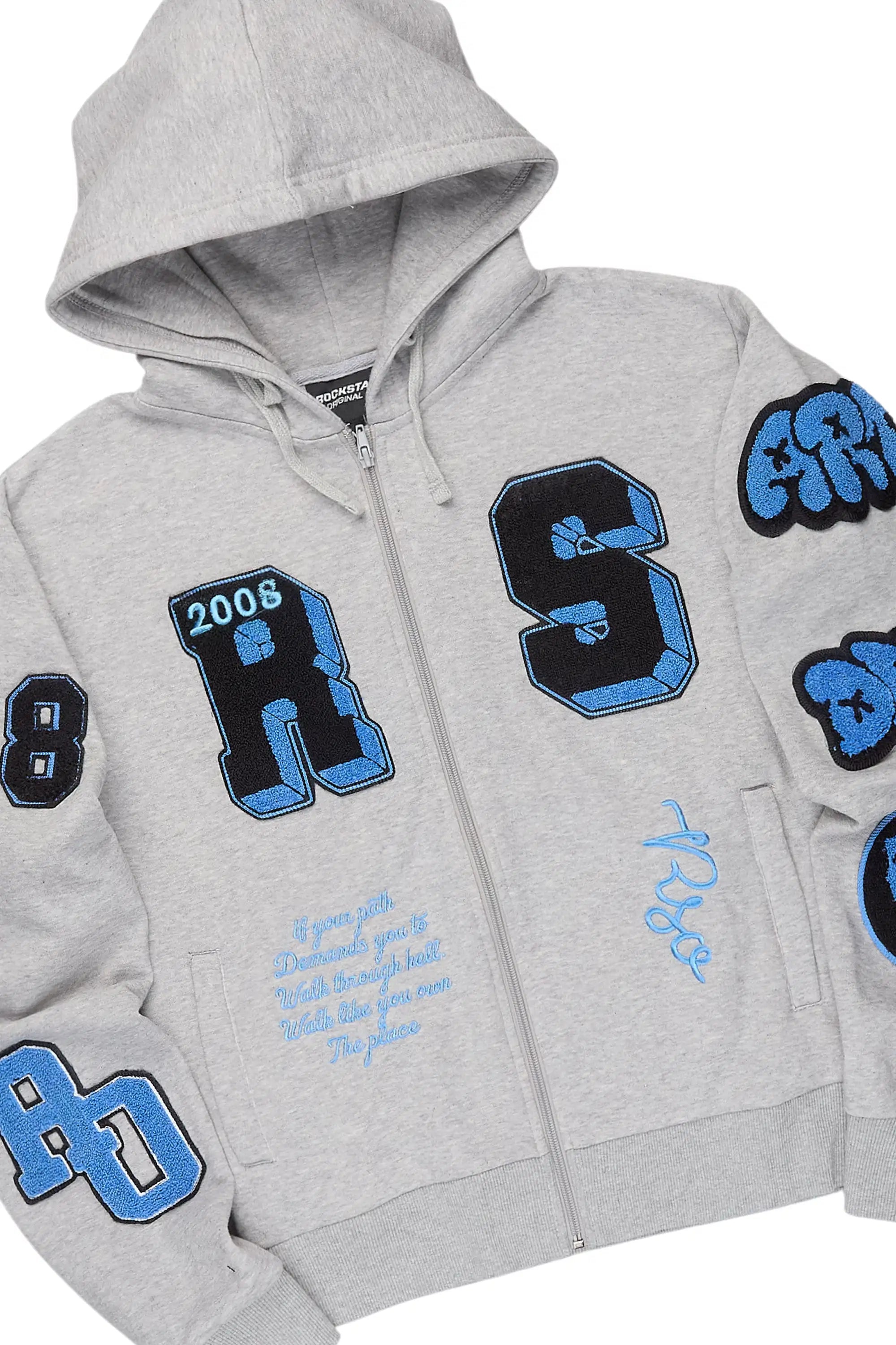 Leslee Heather Grey Super Stacked Trackset