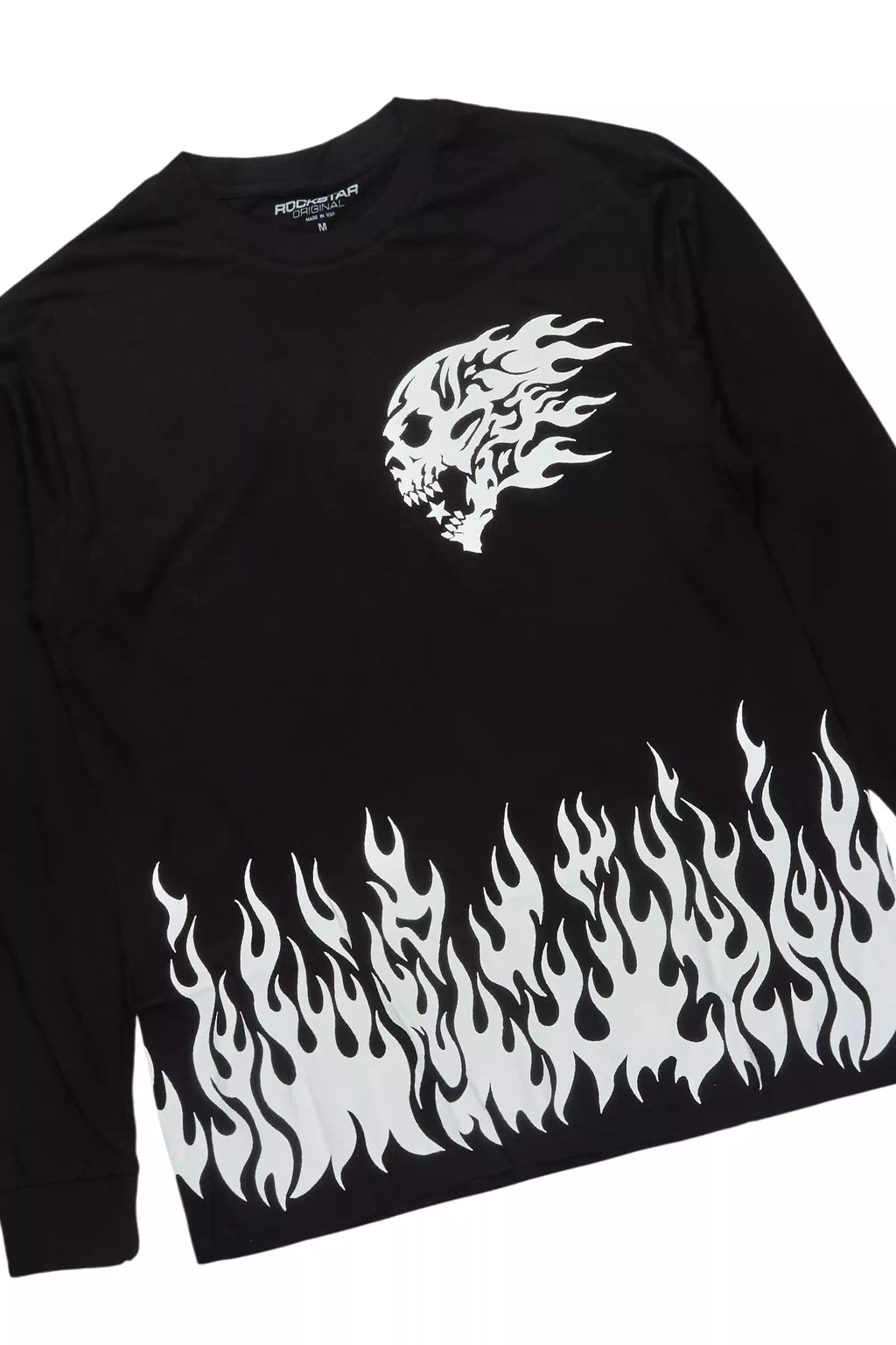 Bubble Black/White Long Sleeve T-Shirt/Short Set