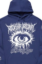 All Seeing Eyes Navy Graphic Hoodie