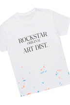 Boys Travis White T-Shirt/Stacked Flare Jean Set