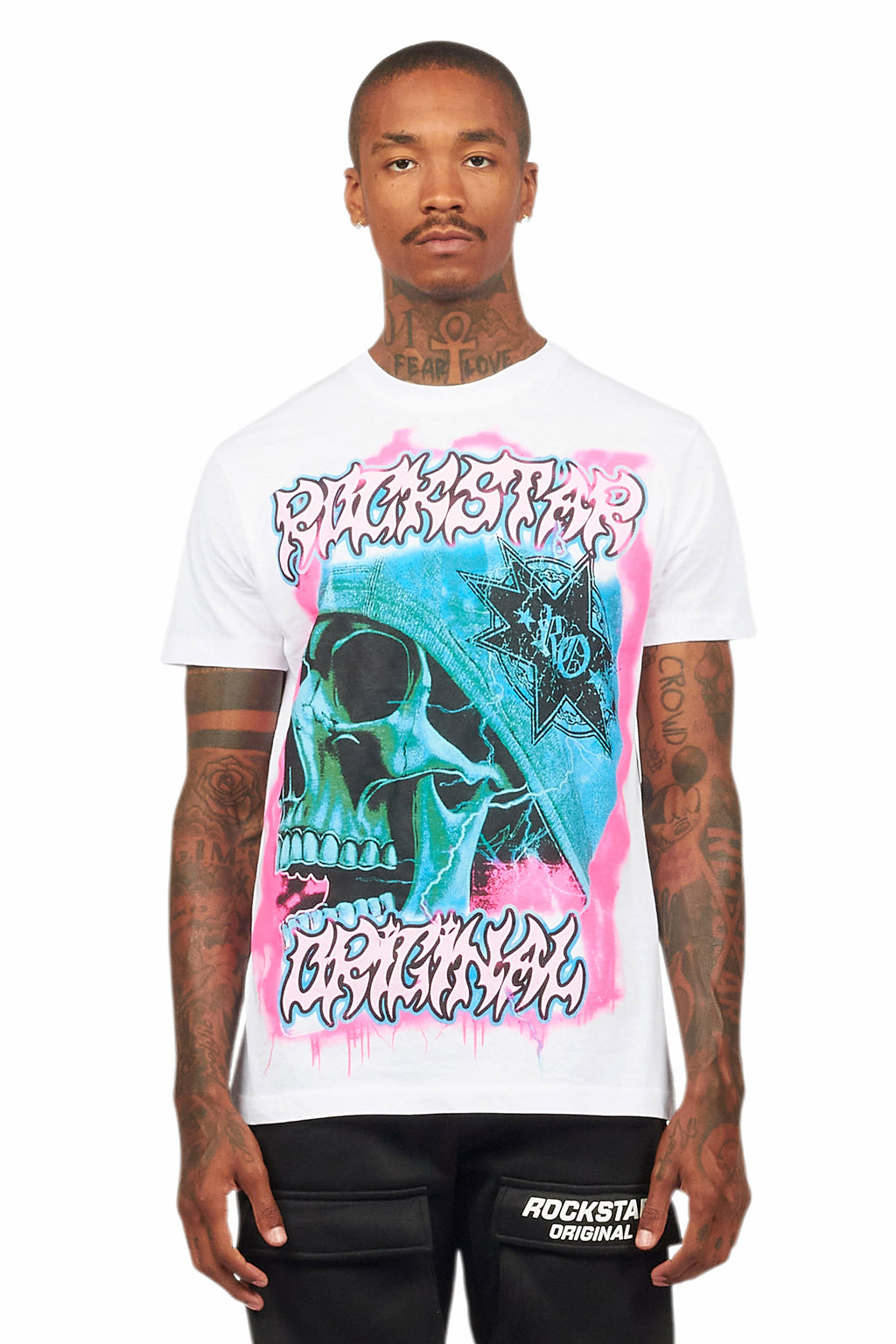 Amari White Graphic T-Shirt