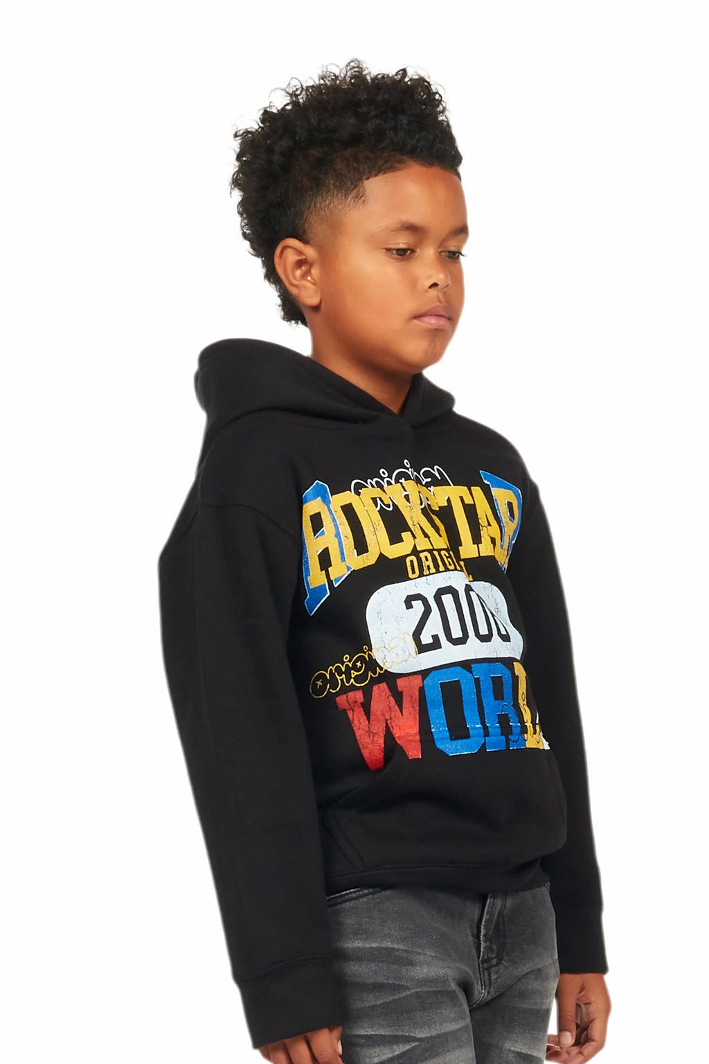 Boys Daria Black Graphic Hoodie