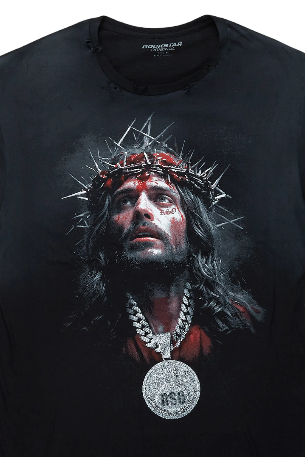 Rongela Black Oversized T-Shirt