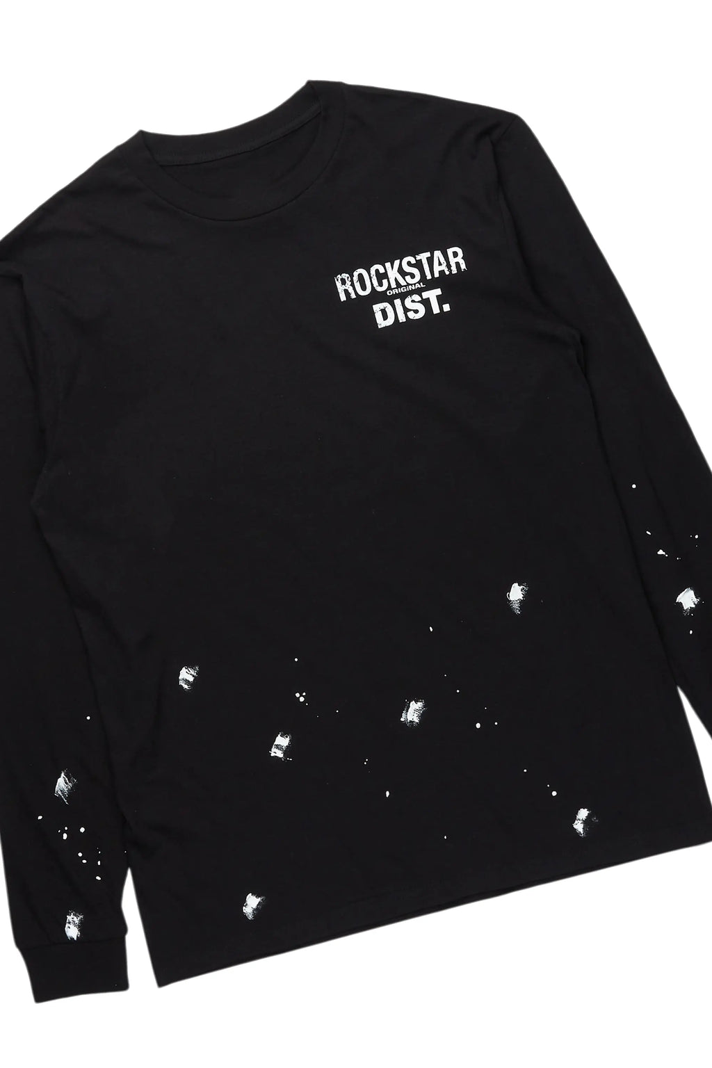 Raffer Black Long Sleeve T-Shirt/Baggy Pant Set