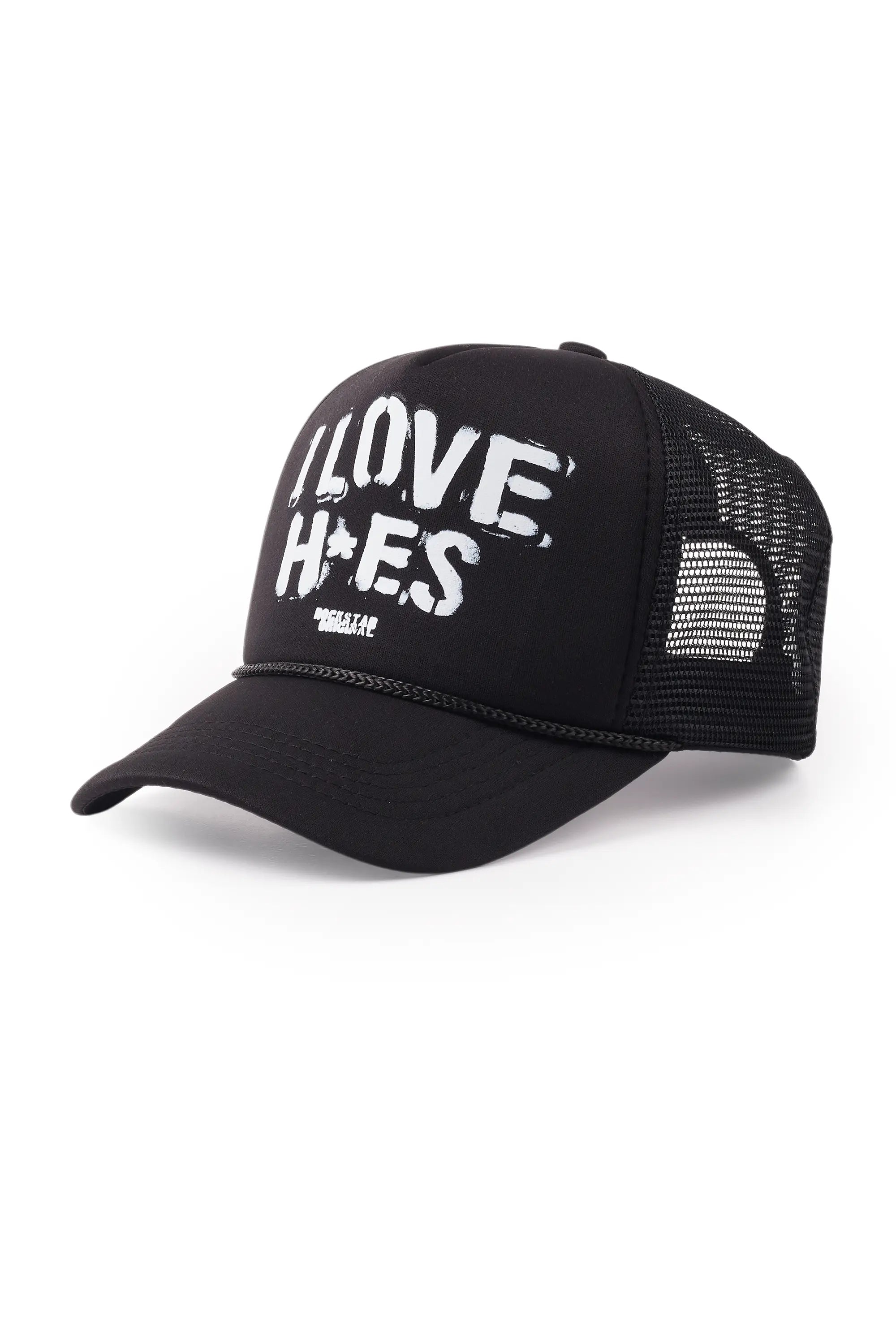 Tanasya Black Trucker Hat