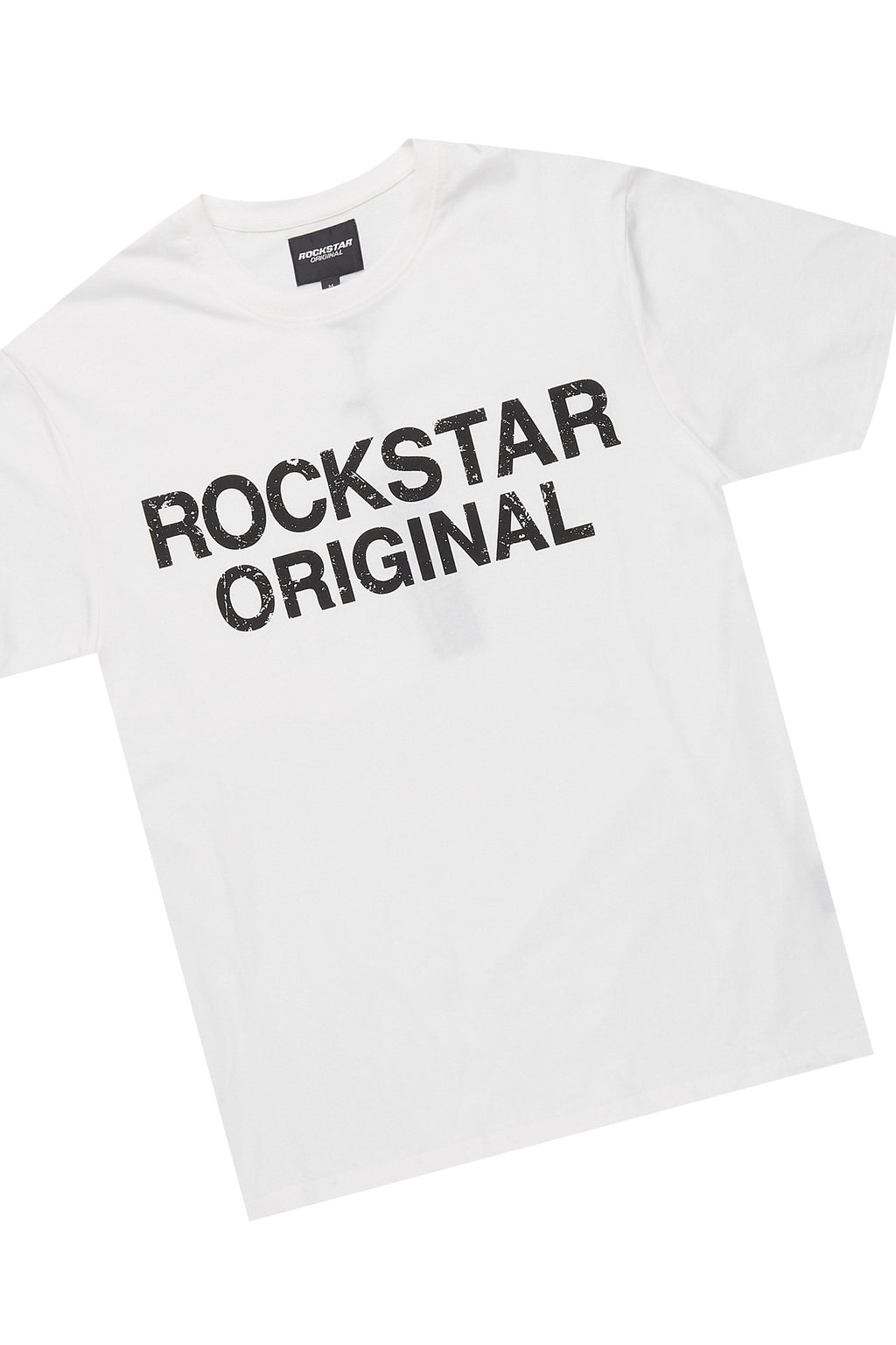 Deniska Heather Grey T-Shirt/Baggy Stacked Flare Track Set