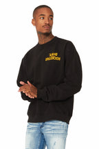 Dist. Town Black/Yellow Graphic Crewneck