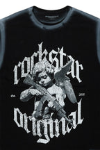 Katz Black Oversized Graphic T-Shirt