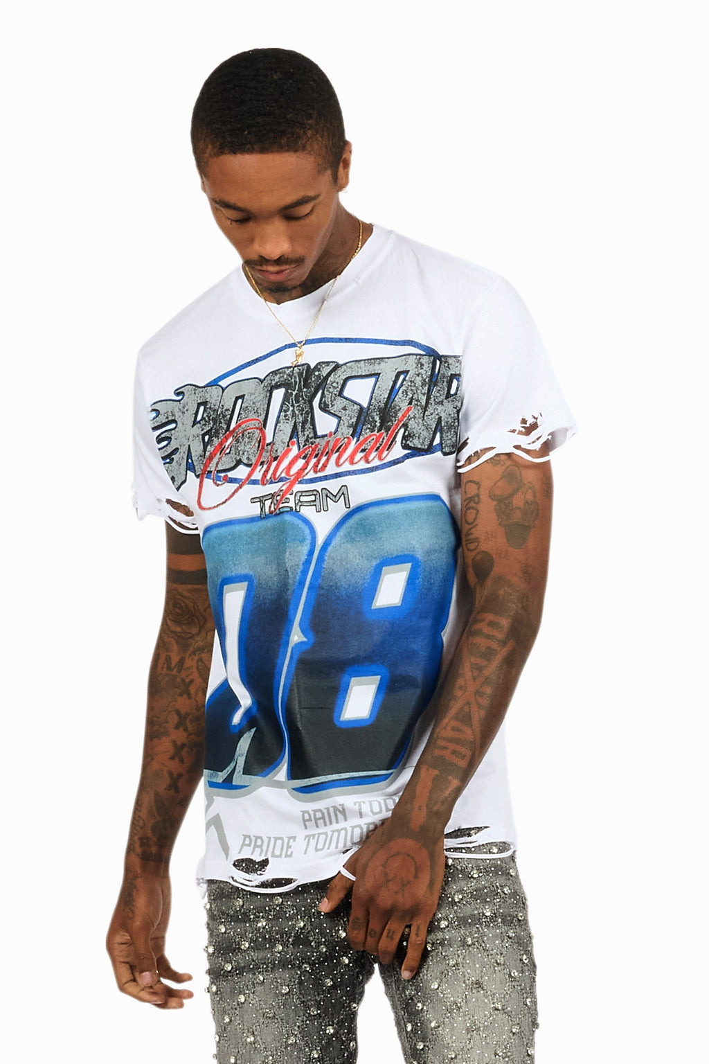 Ryker White Graphic T-Shirt