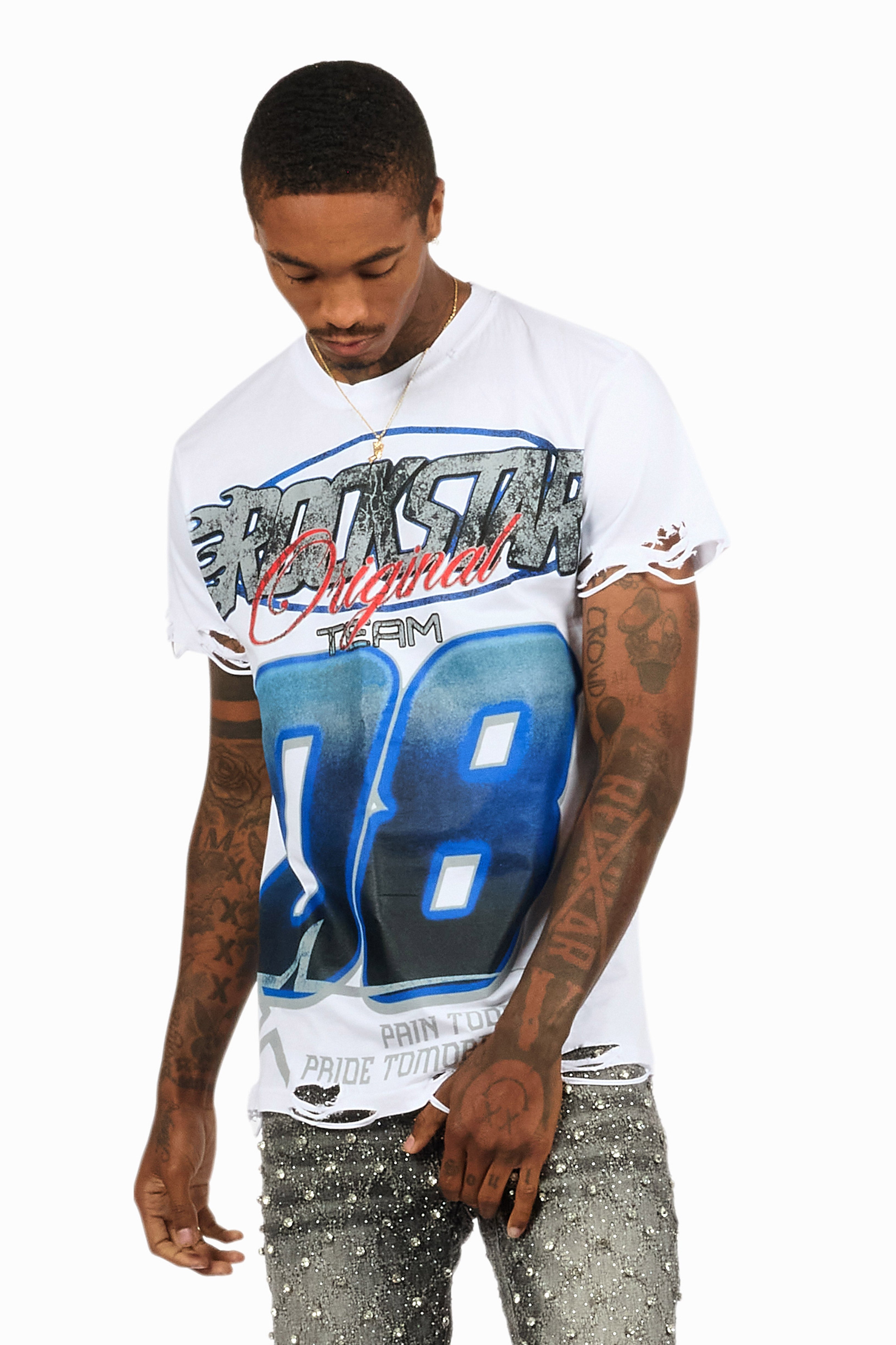 Ryker White Graphic T-Shirt