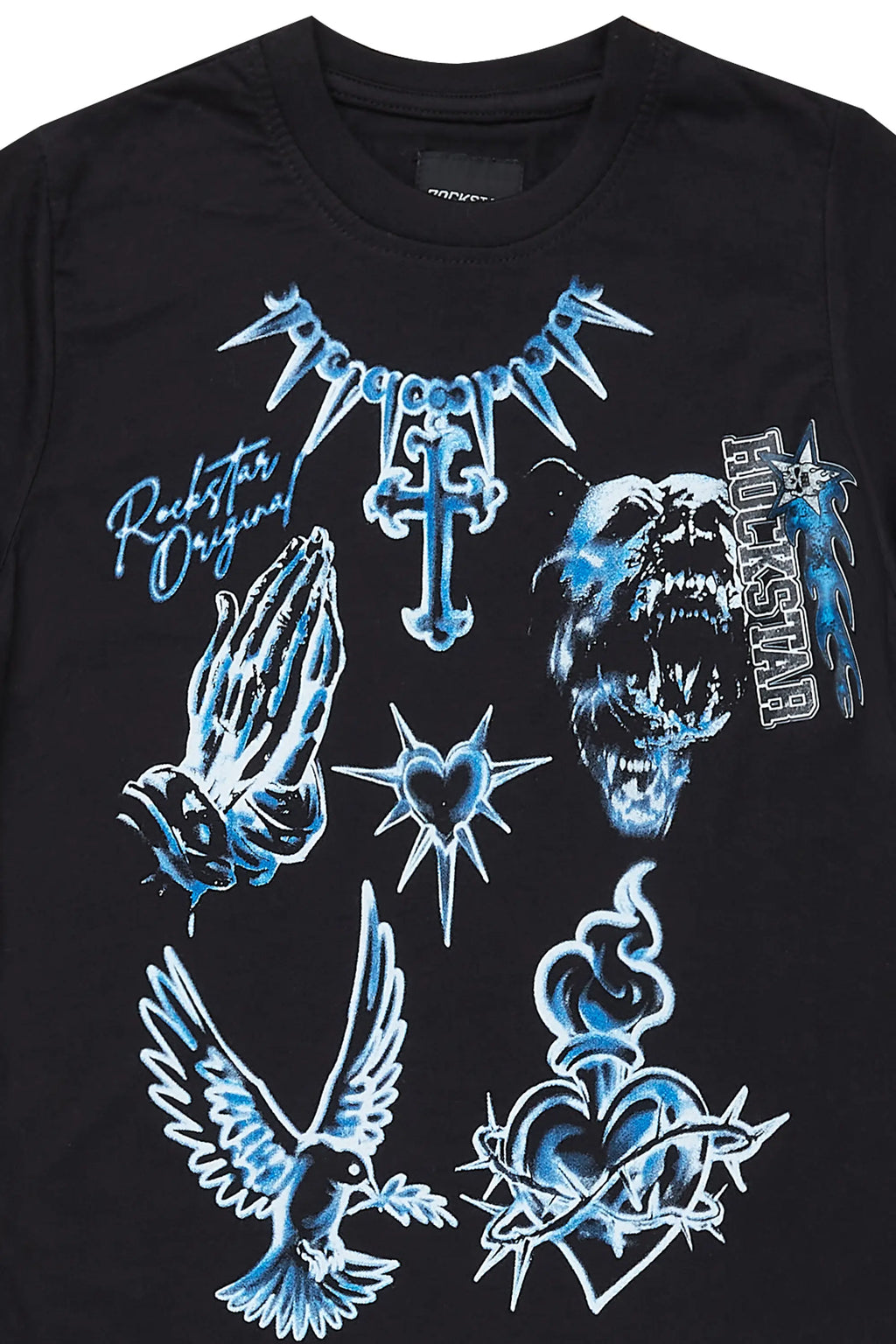 Boys Valar Black Graphic T-Shirt