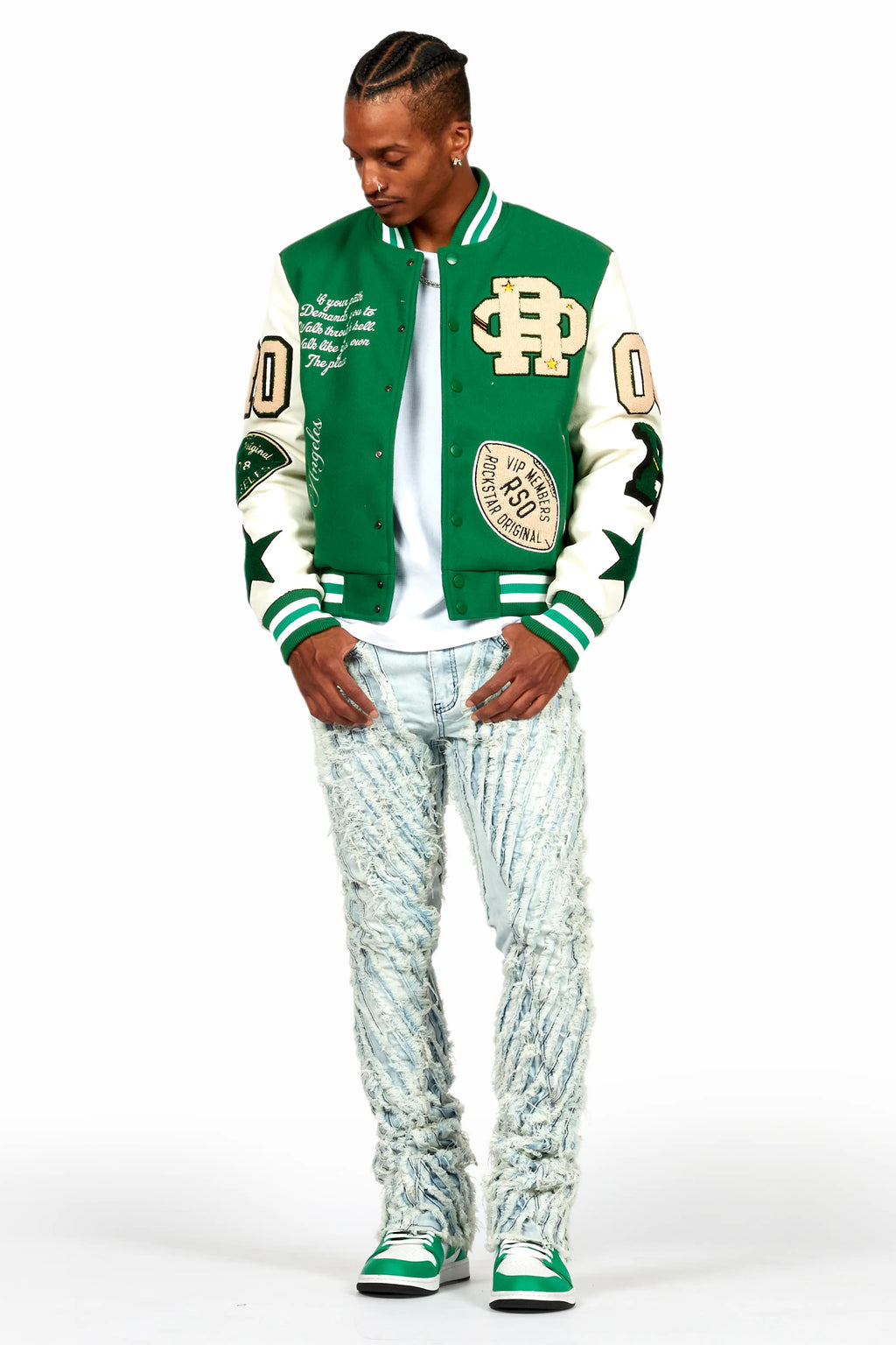 Balser Green Varsity Jacket
