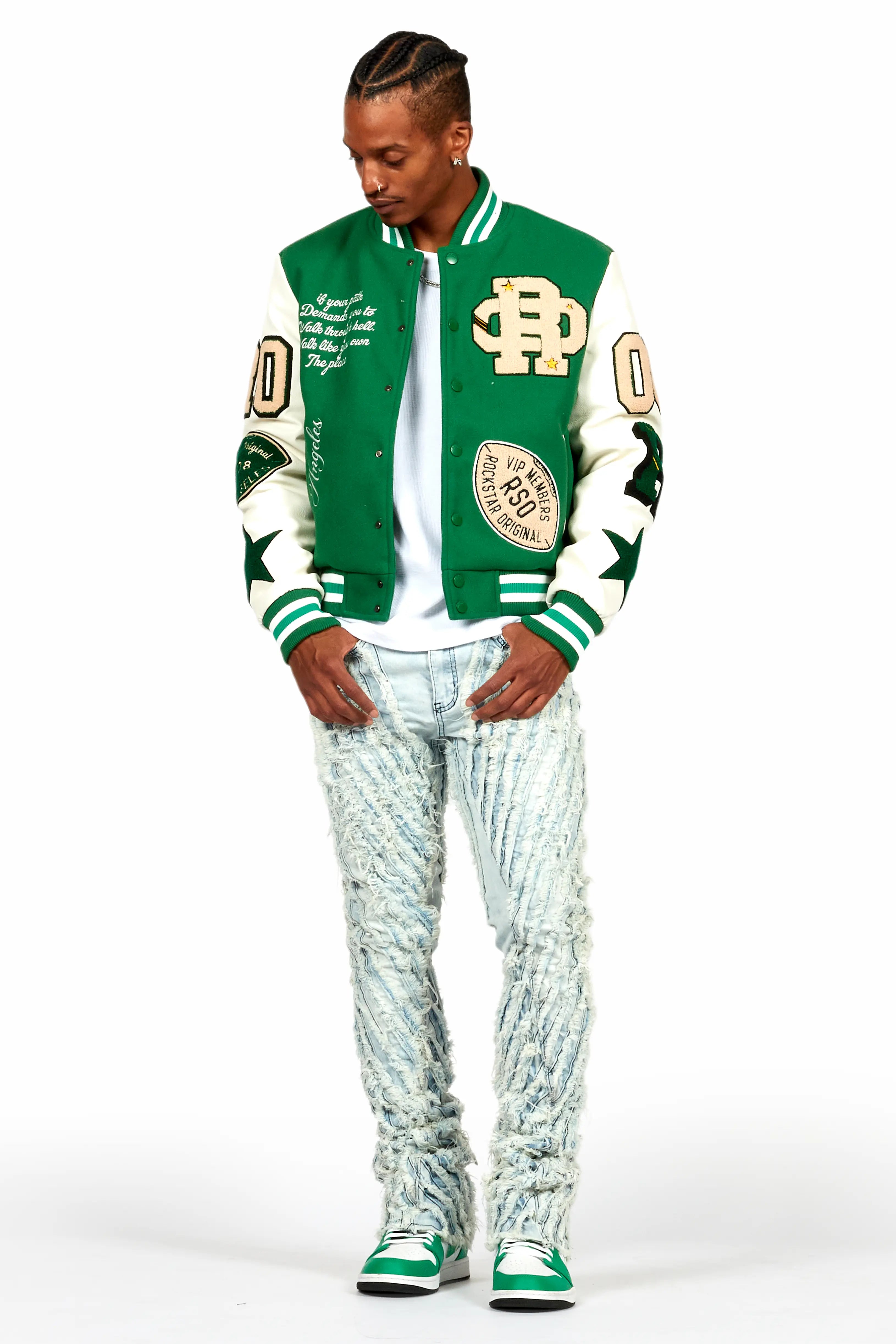 Balser Green Varsity Jacket