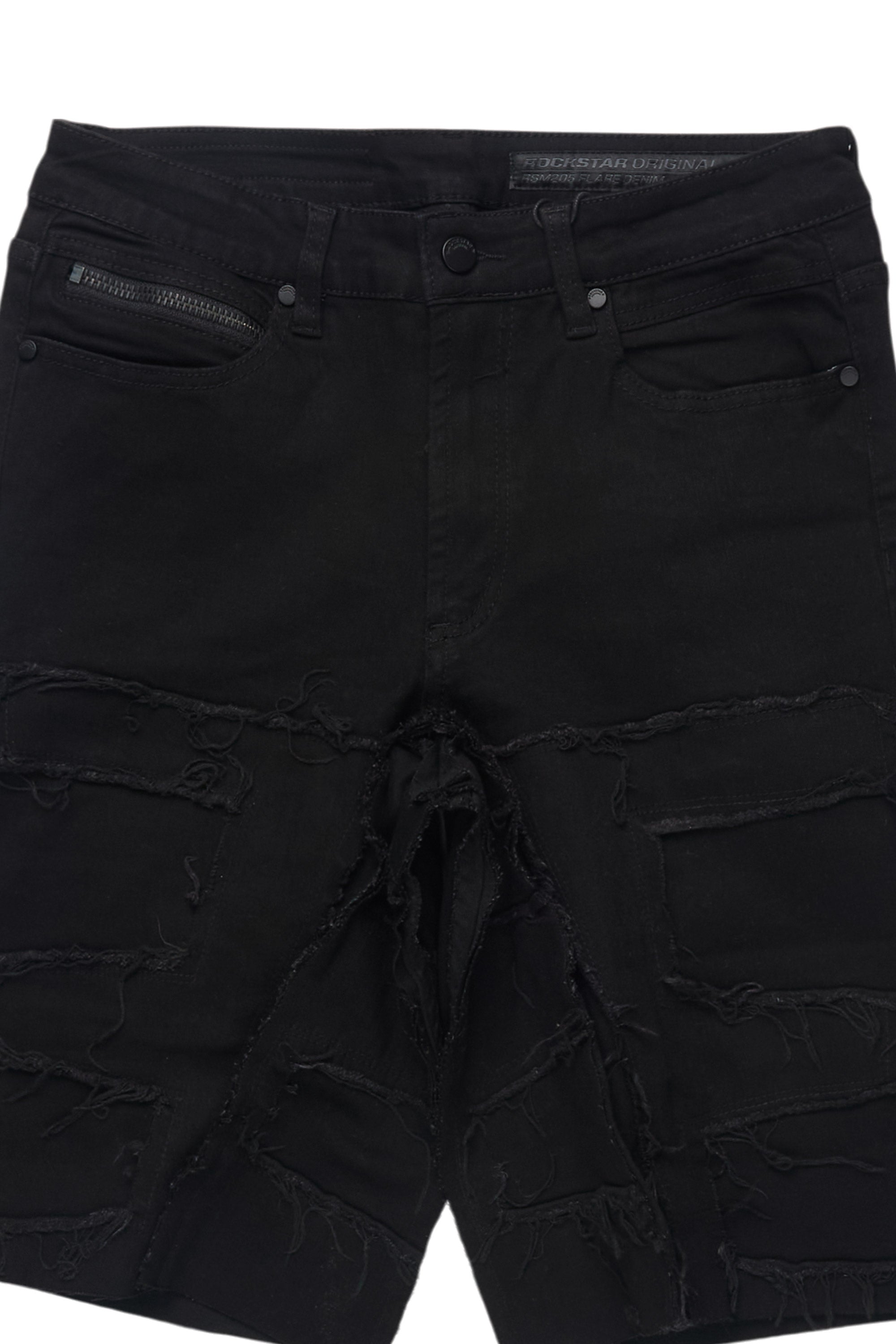 Shake Black Denim Short