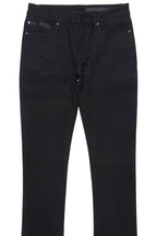 Drick Jet Black Regular Fit Flare Jean