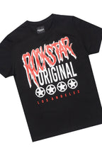 Boys Wizzurd Black/Red T-Shirt Cargo Shorts Set