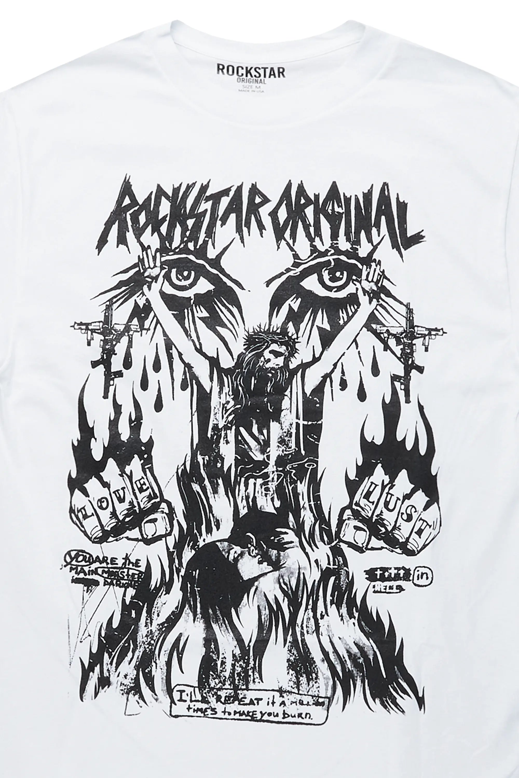 Diesha White Oversized T-Shirt