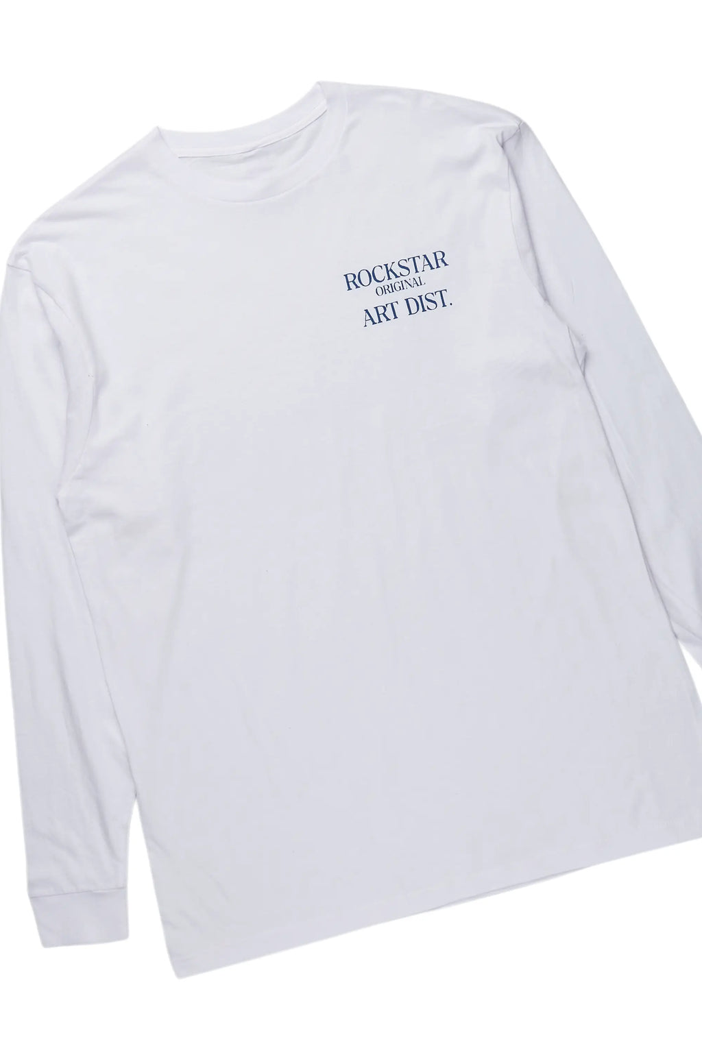 Briggs White/Royal Long Sleeve T-Shirt/Baggy Pant Set