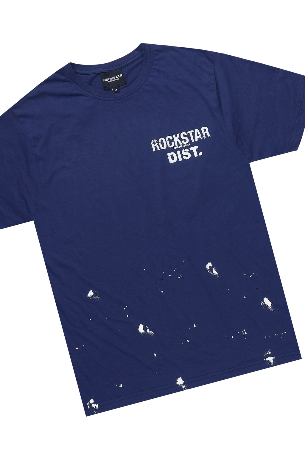 Raffer Navy T-Shirt/Raw Edge Short Set